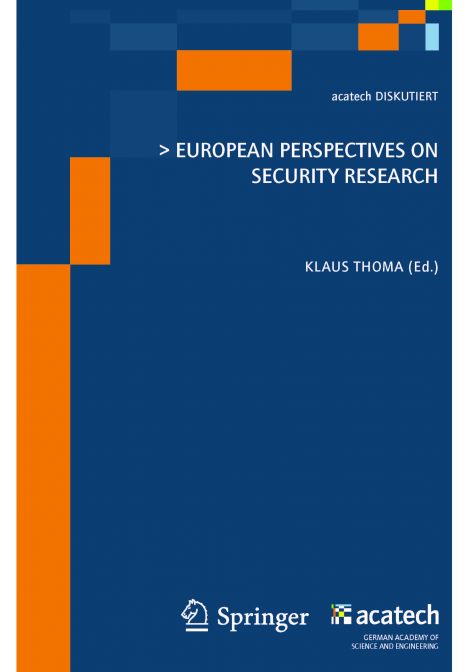Cover of the publication European Perspectives on Security Research