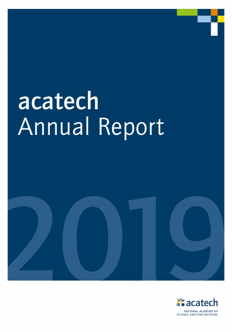 Cover of the publication "Annual Report 2019"