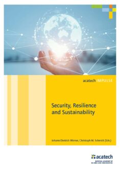 Cover of the publication Security, Resilience and Sustainability