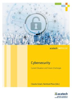 Cover of the publication Cybersecurity. Current Situation and Future Challenges