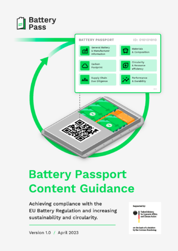 Cover Battery Passport Content Guidance