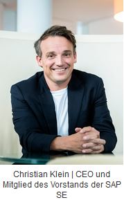 A portrait photo of Christian Klein | CEO and Member of the Executive Board of SAP SE