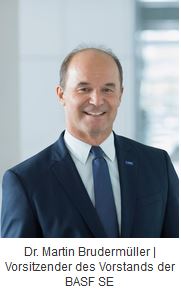 A portrait photo of Dr Martin Brudermüller | Chairman of the Board of Executive Directors of BASF SE