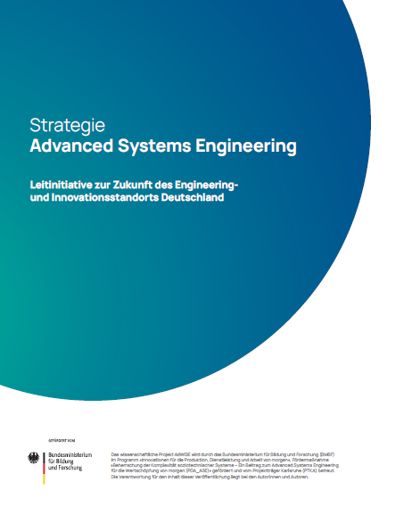 Cover of the publication “The Advanced Systems Engineering strategy”