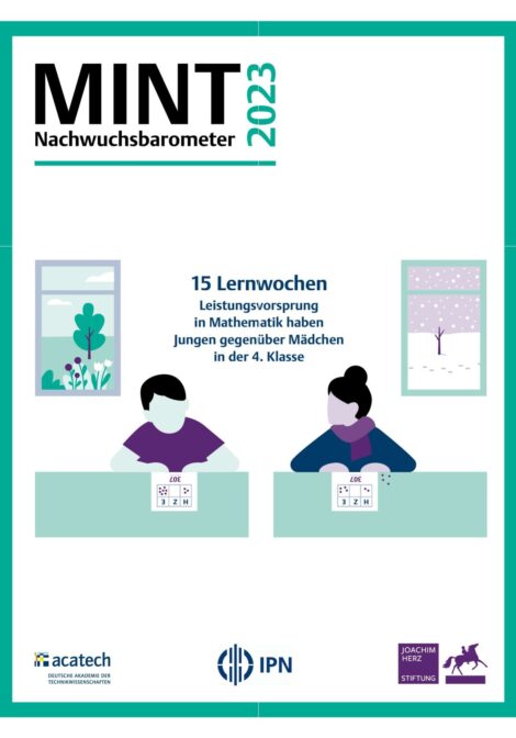 Cover of “2023 Barometer of Young Talents in the STEM Subjects”