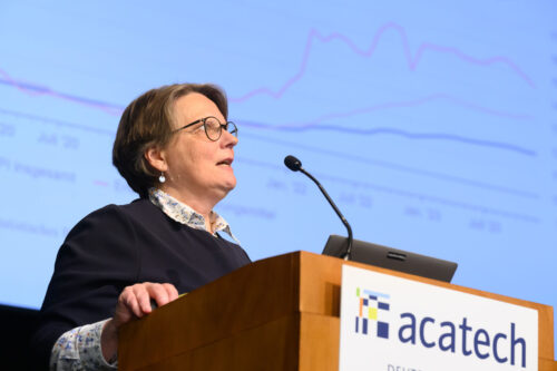 Jutta Roosen at the acatech conference Food Systems